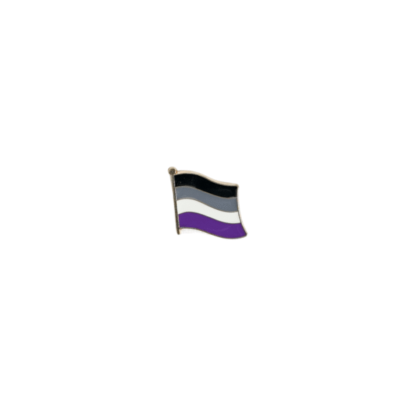 Pin bandera ondulada asexual