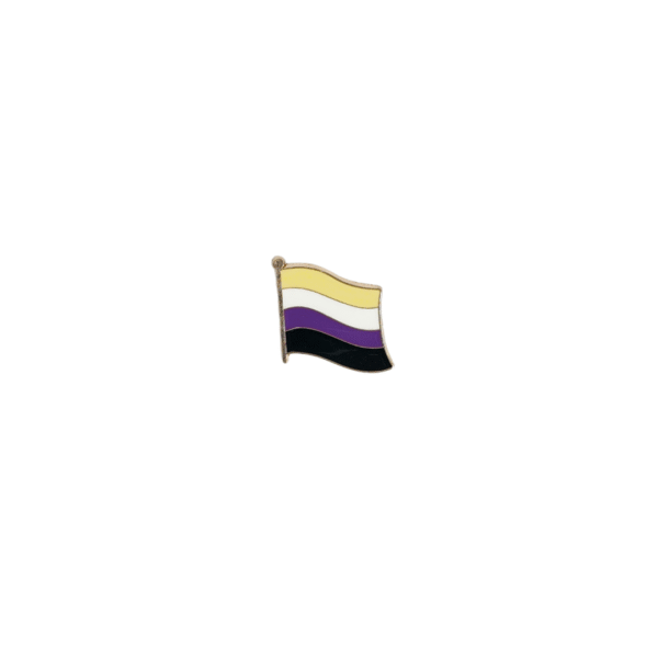 Pin bandera ondulada no binarie