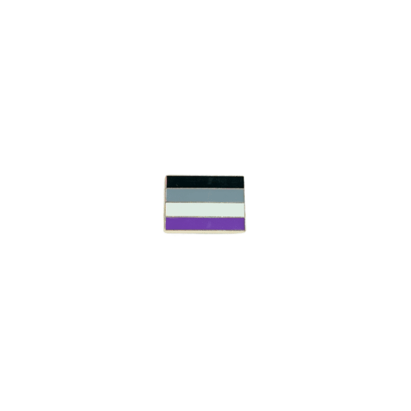 Pin bandera recta asexual