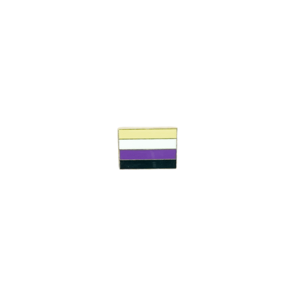 Pin bandera recta no binarie