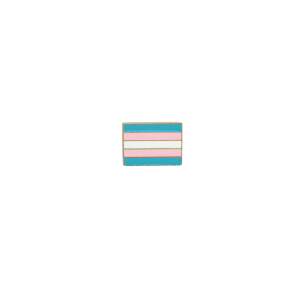 Pin bandera recta transexual