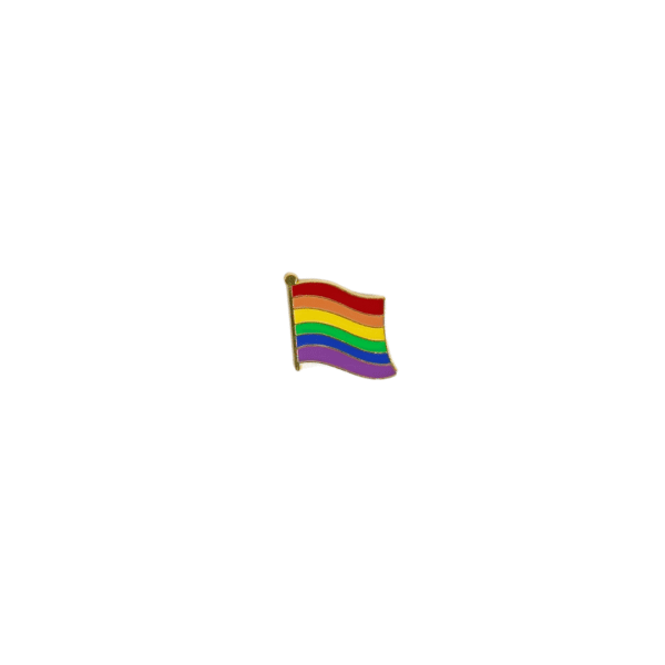 Pin banderín lila