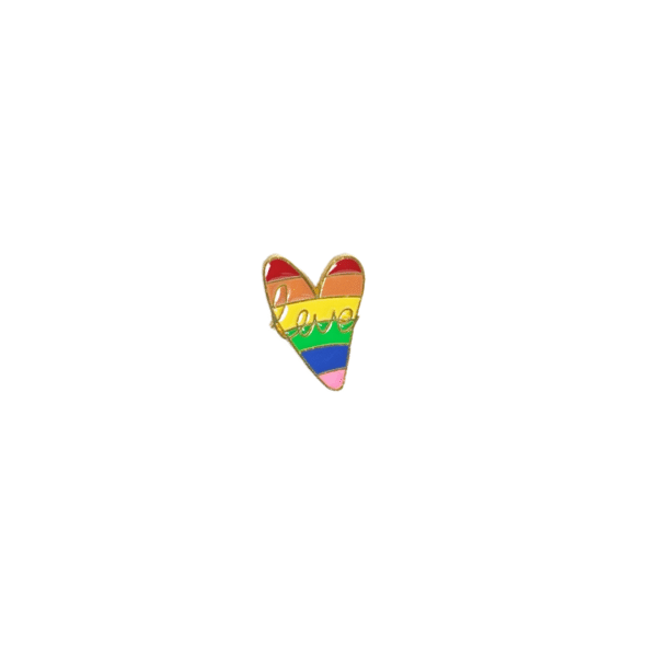 Pin corazón love lgbt