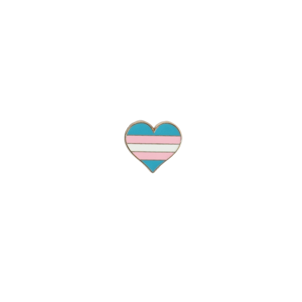 Pin corazón transexual