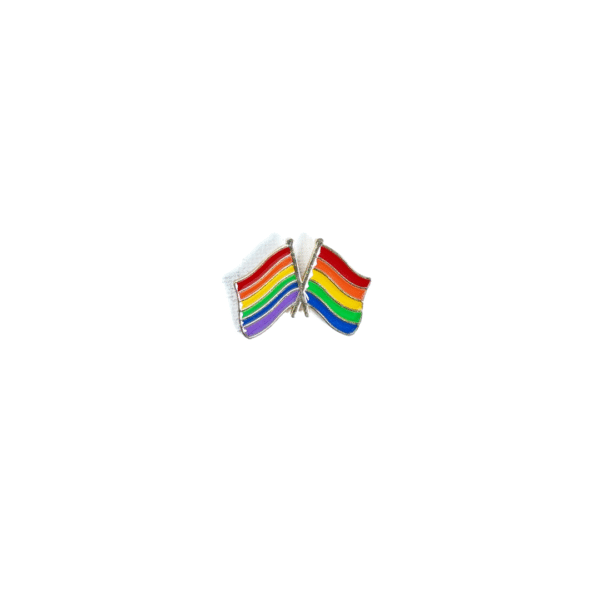 Pin doble banderín