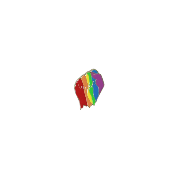 Pin puño derretido lgbt