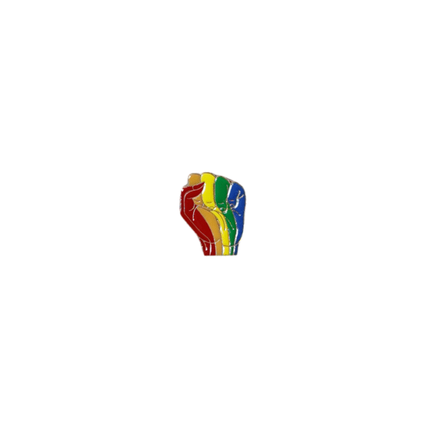 Pin puño recto lgbt