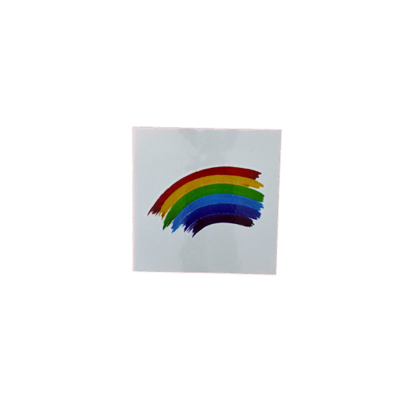 Tatuaje arcoiris pintado